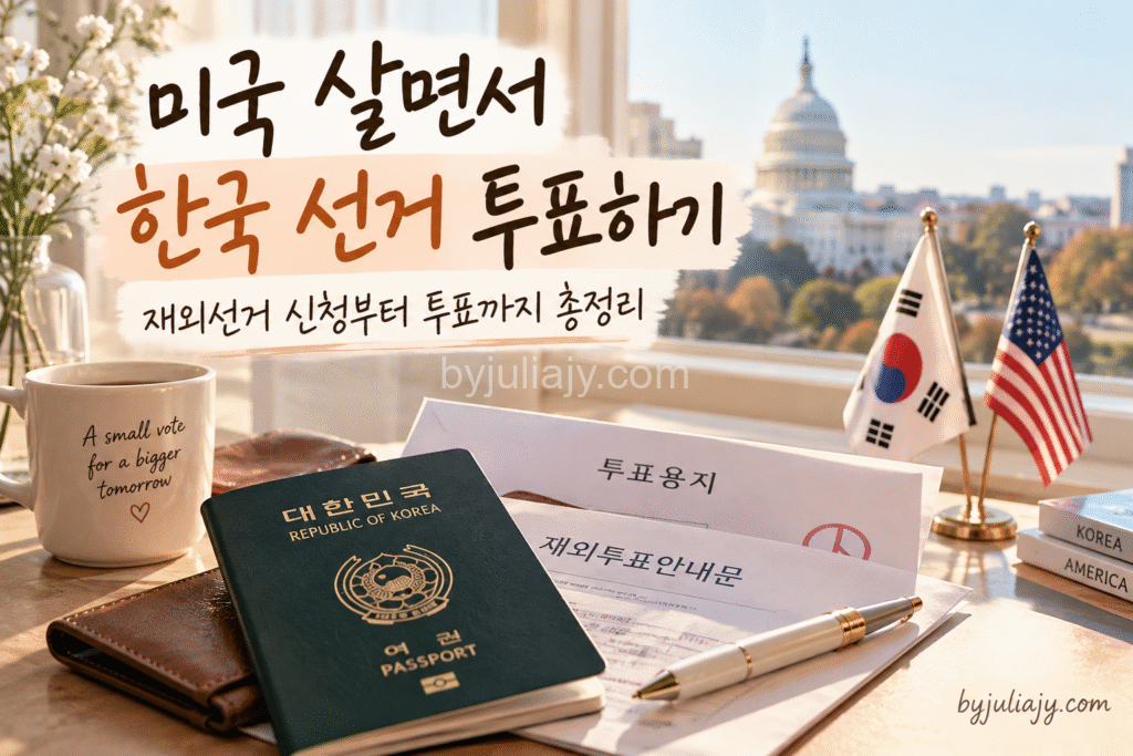 korea-overseas-voting-expat-us-2026 미국에서 한국 재외선거 투표하는 방법과 재외선거 신청 절차 안내